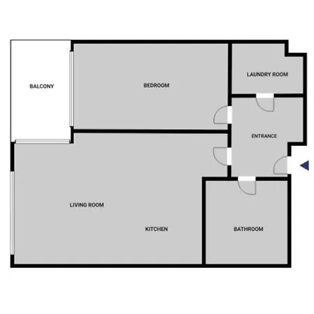 Blueground 7 Furnished With Balcony Prg-1 דירה